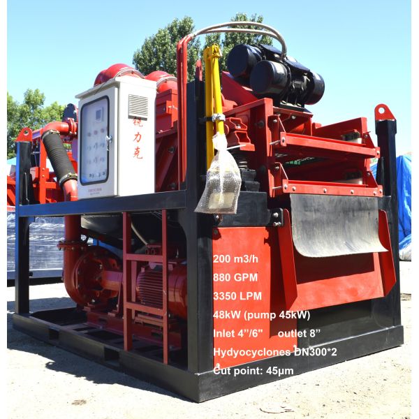 Solids Control Equipment Mud Desander Separator with 8 Inch Outlet Size Catalog