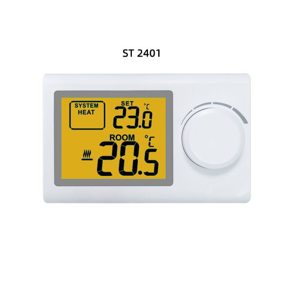 Riseem Digital Display Style Boiler Room Thermostat with Temperature Control and Programmable Function