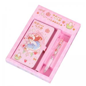 Wholesale Student Stationery Gift Box Beautiful Leather Notebook With Pen And Multiple Colors from china suppliers