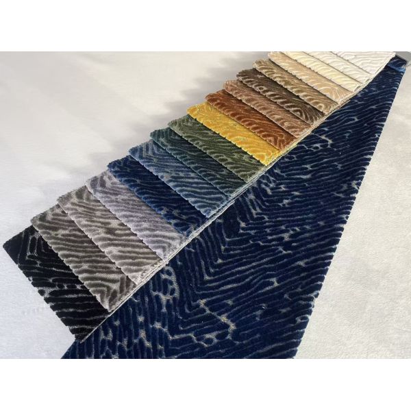 590GSM Heavy Jacquard Velvet Fabric For Sofa