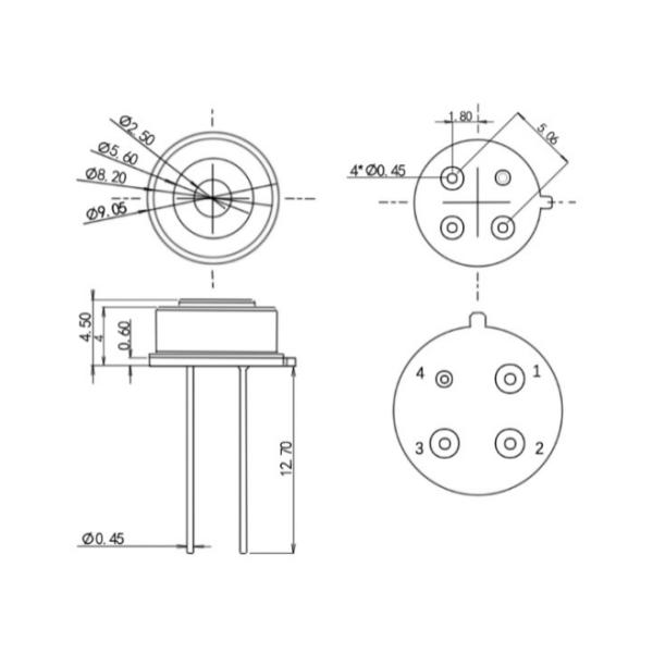 High Infrared Response Rate Temperature Sensor