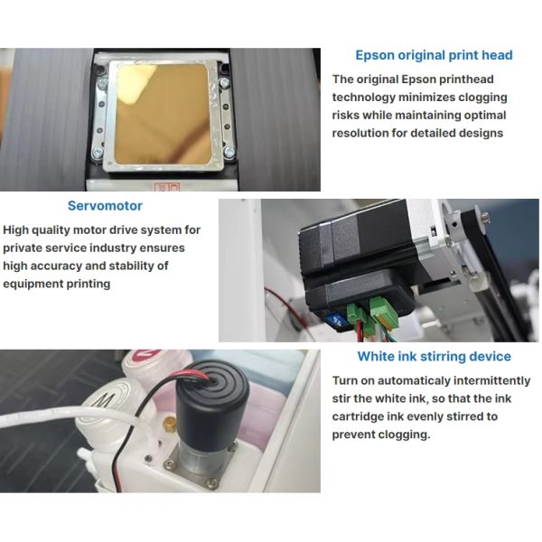 KECAI A3 DTF Printer Machine Dual XP600 I1600 Head with 30cm Size New Impressora 1-Year Warranty
