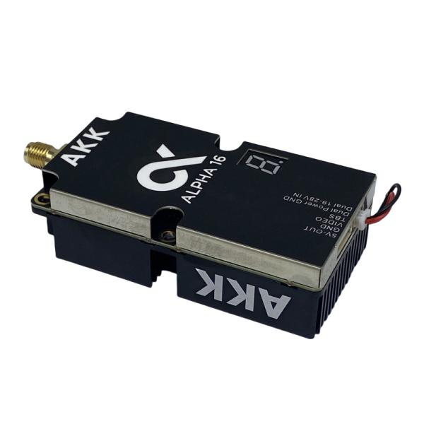 AKK Alpha16 Wireless Video Transmitter 5.8G 16W FPV VTX 96CH for RC Drone Image Transmission