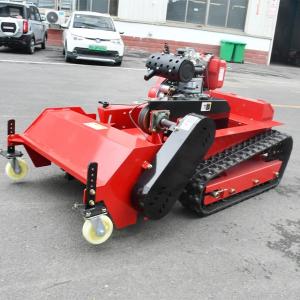 China Agricultural Tractor Lawn Mower Flail Mower Hammer Crawler Lawn Mower 800mm Cutting Width on sale
