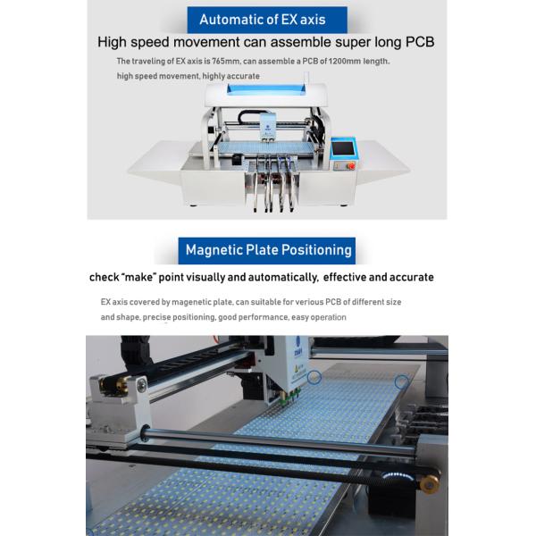 1.2m LED Strip Surface Mount Soldering Machine With 4 Heads CHM-T510LP4