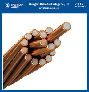 Wholesale 30% Conductivity CCS Copper Clad Steel Wire Strand Conductor ASTM B228 For High Frequency from china suppliers