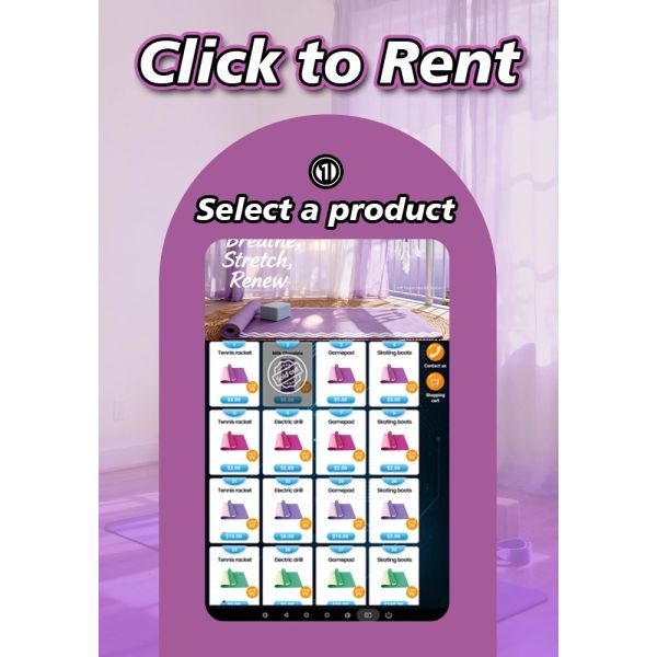 24/7 Unmanned Locker Vending Machine with 20 Lockers and 21.5 Inch Touch Screen for Gym Gear Rental System