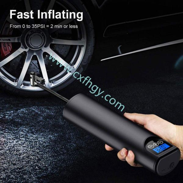 Cxfhgy 2000mAh Battery Air Compressor Car Portable Compresor Automatic Automobile Compressor LCD Screen Boat Pump De Ai