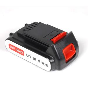 China 20V 2.5Ah Replacement Battery For Black And Decker LB20 LBX20 LST220 LBXR2020-OPE LBXR20B-2 LB2X4020 Cordless Tools on sale