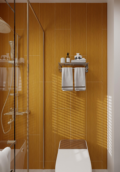 Waterproof SPC Wall Panel Click Lock Mildew Proof Shower Laundry Bathroom Cladding