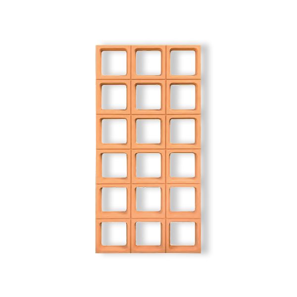 Rectangle Grid 3D Polyurethane Faux Stone Wall Panel Foam Board Easy Install For Corridor