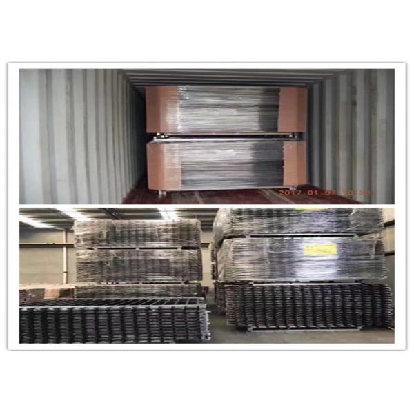 1.8x2.4m Steel Temporary Mesh Fencing / Electro Galvanized Garden Fence