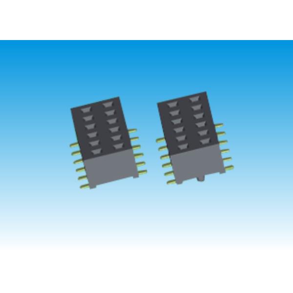 Female Header Side Entry Singe Row SMT Type For Pcb Board 2.00mm Pitch