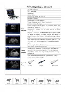 Wholesale Wearproof Veterinary Ultrasound Machine Sheep Ultrasound Scanner 12.1 Inch SVGA from china suppliers