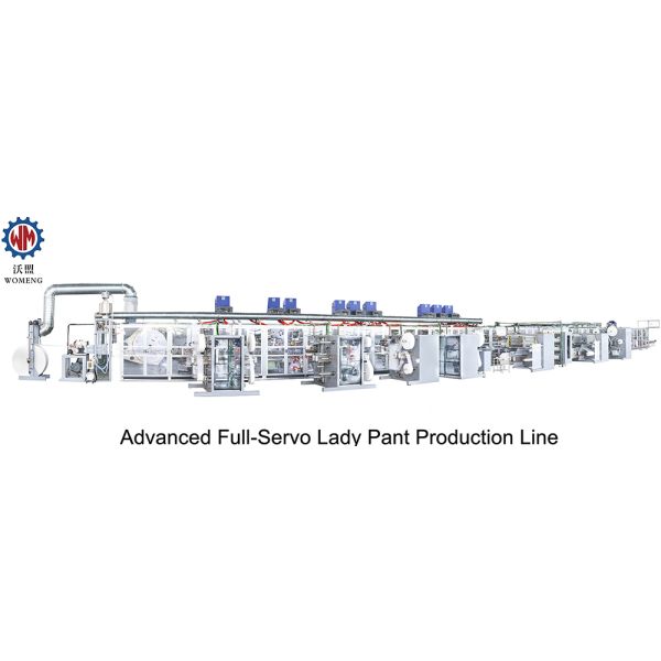High Efficiency Full Servo Menstrual Panties Making Machine with Oversea Training