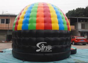 Wholesale Kids N adults party inflatable disco dome bouncy castle made of lead free pvc tarpaulin from china suppliers