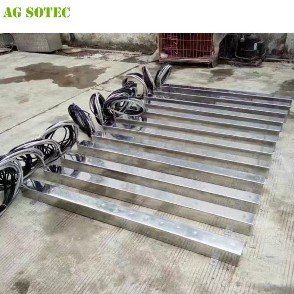 Flat Plates Submersible Ultrasonic Transducer With Existing Stainless Steel Tanks