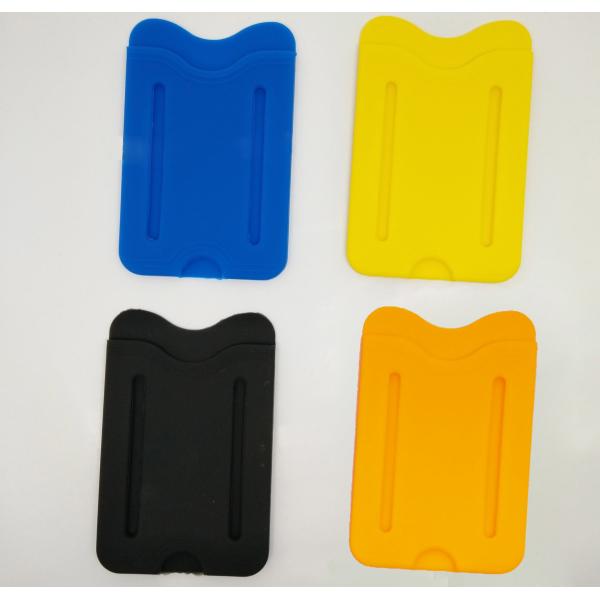 China supplier custom color mobile phone silicone smart wallet with logo