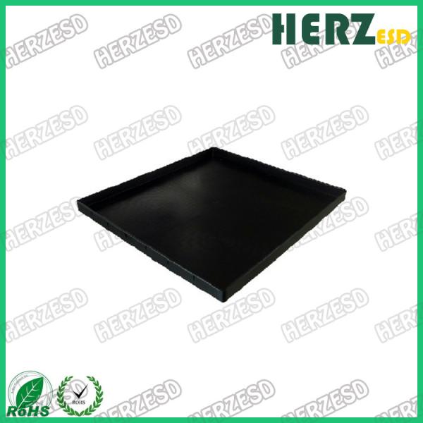 Conductive Plastic Anti Static Tray , ESD Component Trays Size 450 × 300 × 60 MM
