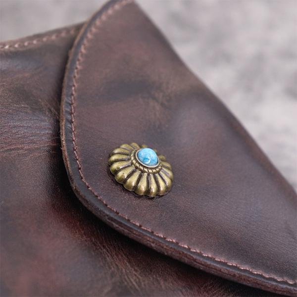 Three-Fold First-Layer Vegetable Tanned Leather Men's Wallet Japanese Style and Trendy