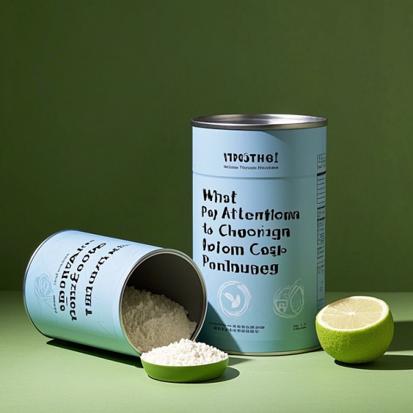 Leakproof Food Paper Cans Packaging Protein Powder Cardboard Canisters Customizable