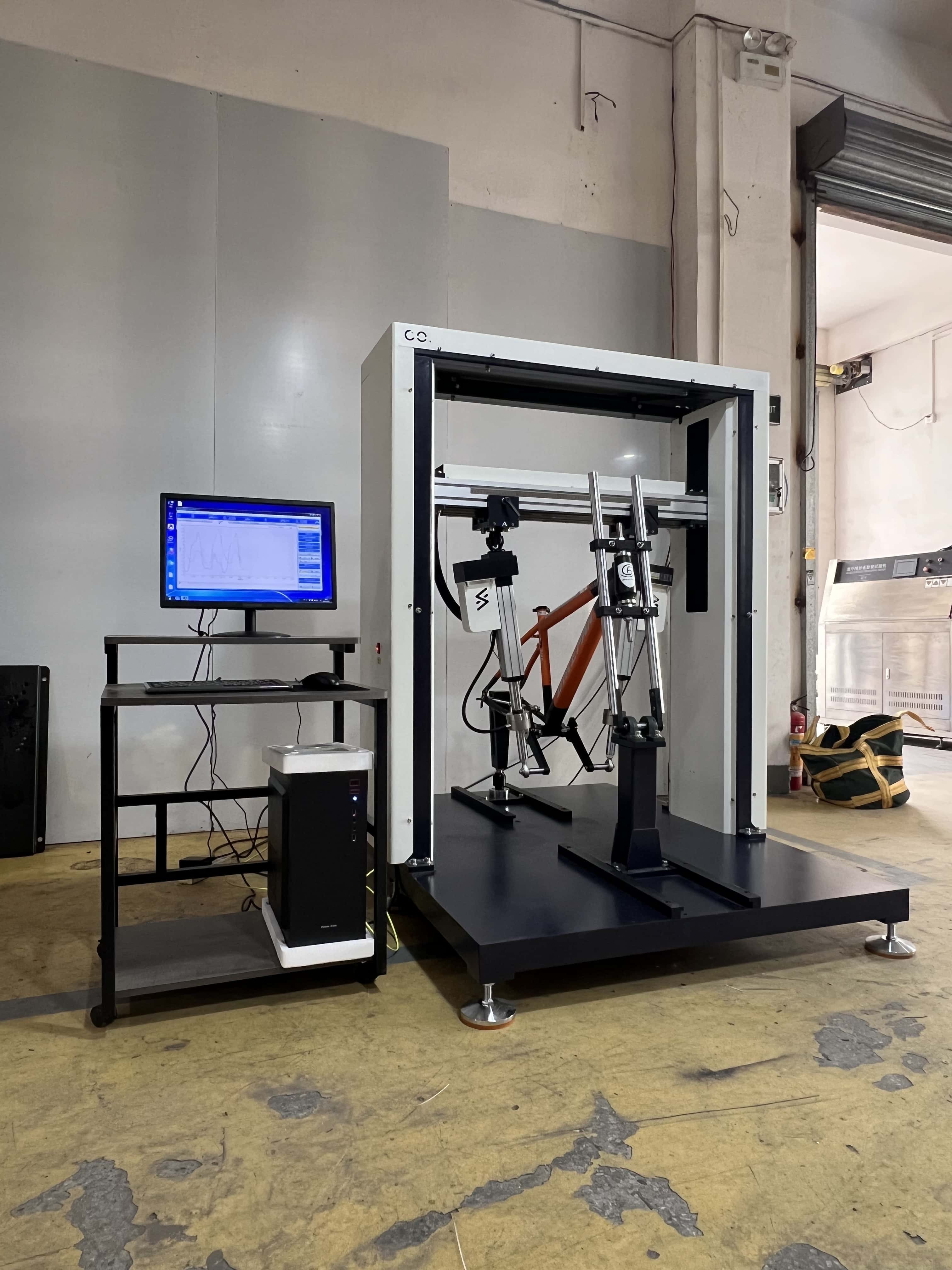 Bicycle Static Load Strength Testing Machine Bicycle Pedaling Fatigue Testing Machine