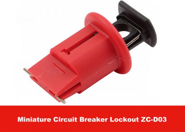 Quality Nylon Material Compact Pin Out Wide Small Safety Circuit Breaker Lockout for sale