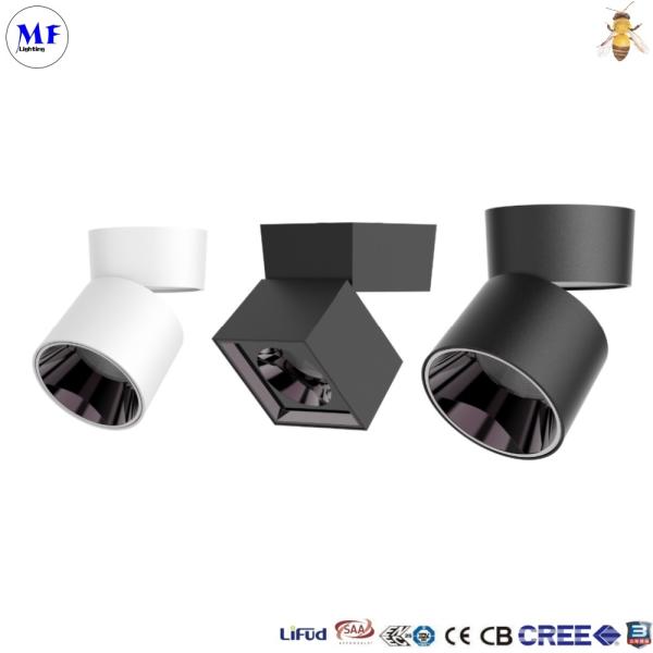 LED Down Spot Light Ceiling Surface Mount 7W 12W 18W With Smart Dimming For