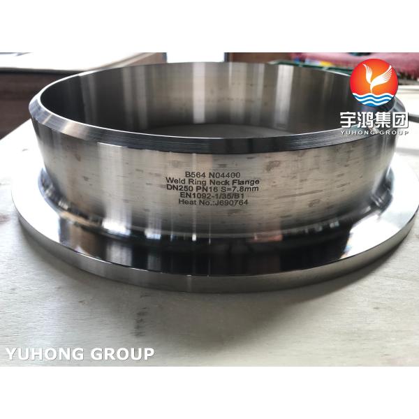 B564 N04400 Weld Neck Raised Face Nickel Copper Alloy Flange for Mining Industry