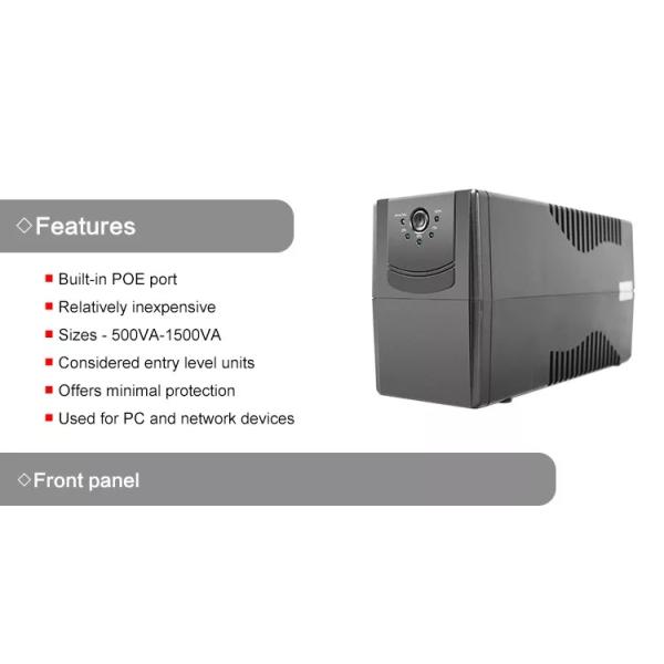 50Hz 60Hz UPS Battery Backup Lithium Ion LED Display 220VAC