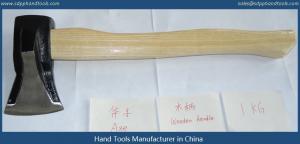 China Splitting axe used in wood splitting to split with the grain of the wood, Splitting axe bits are more wedge shaped on sale
