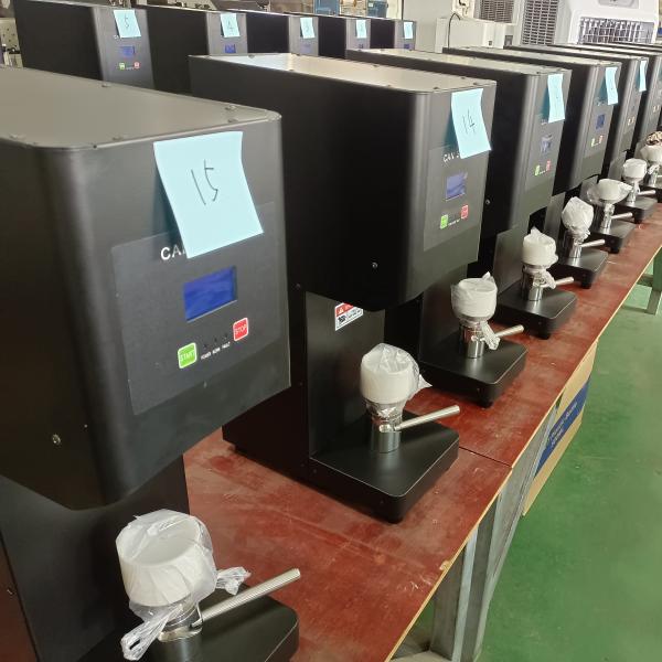 Semi-automatic beverage can seamer sealing machine Labeling
