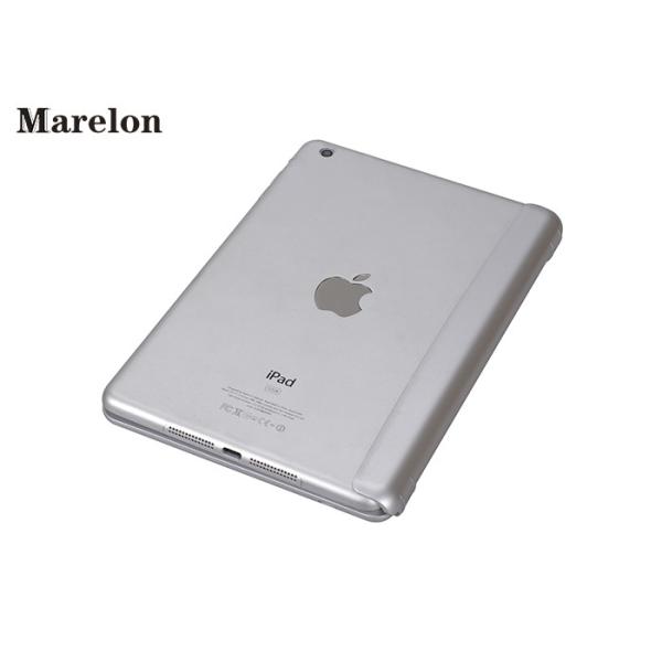 Silver Folding Ipad Air Keyboard Case / PU Leather Case ABS Bottom Material