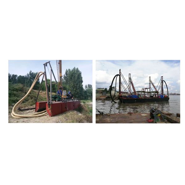 Diesel Jet Suction Dredger Dismountable for River / Sea Dredging Desilting