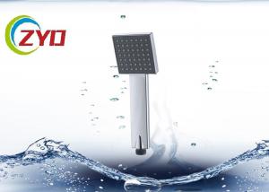 Wholesale Removable Square Handheld Shower Head , Chrome Surface High Efficiency Shower Head from china suppliers