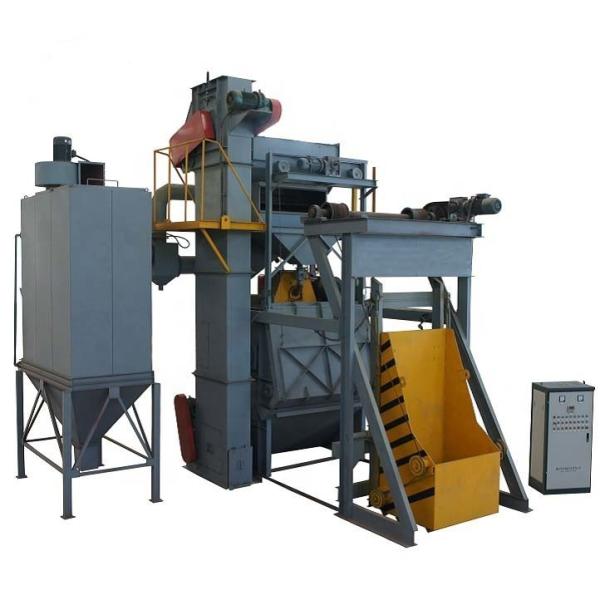 Small Crawler Shot Blasting Machine With Automatic Loading And Unloading