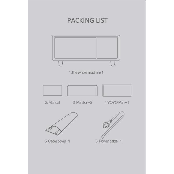 Office and Living Room Furniture 75W Multifunctional Smart Coffee Table Mini Fridge