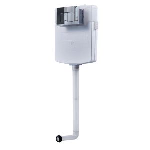 Wholesale Bottom Inlet Connection Single Piece Slim Concealed Cistern with Push Button Flush Button from china suppliers