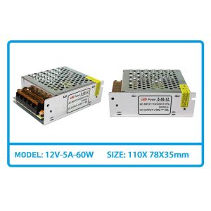 60W 12V LED Driver Transformer Lighting Switching Power Supply