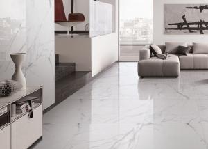China Digital Carrara Marble Floor Tile 24x48 Wear Resistant For Living Room on sale