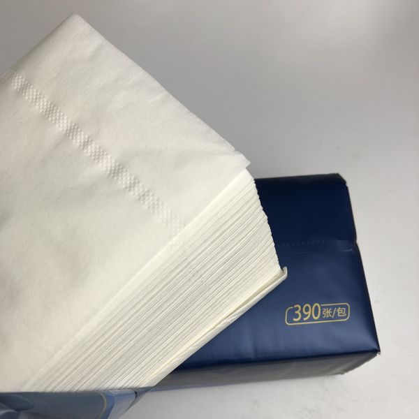 High quality Home office Unbleached bamboo pulp soft 2ply rectangular facial tissue