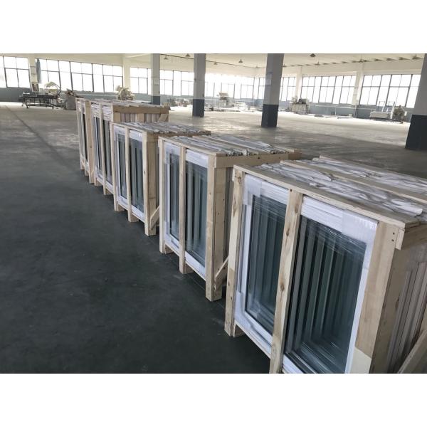 Functional Blind Shutter Louver Glass Window With Simplicity Material