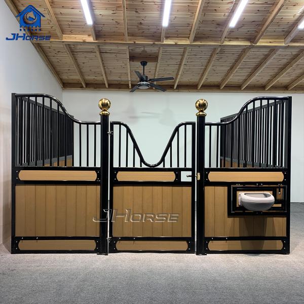 Customized Horse Stall Dividers Pine Wood Side Back Panel Partition Division Wall