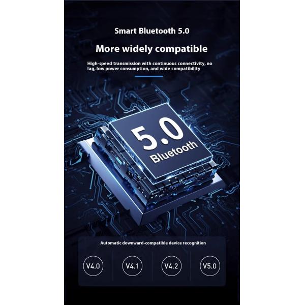 2.0 Channel High-Power 100W Wireless Karaoke Amplifier BT Lossless Decoding HDML ARC Optical Fiber Coaxial Electronics Stock