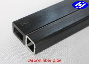Wholesale Matte / Glossy Pultrusion Carbon Composite Material CFRP Carbon Fiber Square Pipe from china suppliers