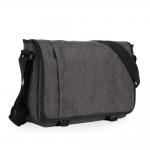15 Inch Laptop Messenger Bag Grey Color , Outdoor Messenger Bags For College