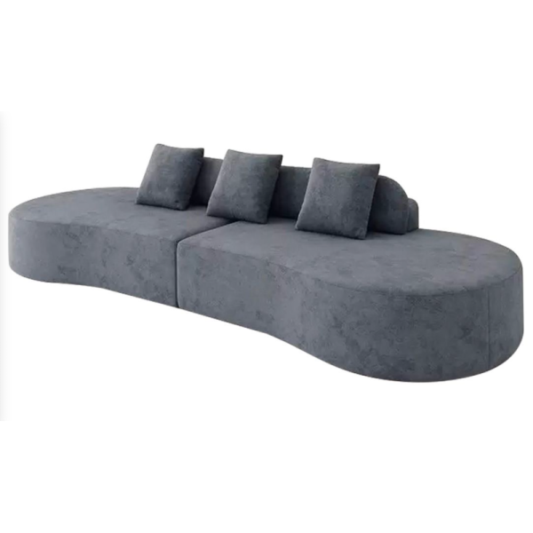 3M Long Comfortable Sectional Sofa 3M Long Multi-Functional Home Hotel Apartment Living Room Sofas Fabric Sponge Filling