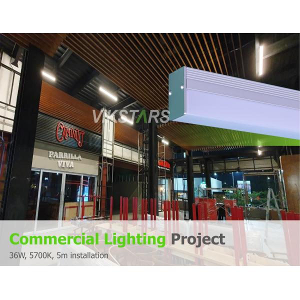 36W LED Linear Lights With 3000k 4000k 6000k Switchable For Wholesale Project Commercial Lighting