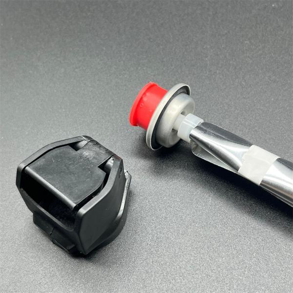 Durable Male Pepper Spray Key Chain Valve Cap - Quick-Access Self-Defense Solution for Active Lifestyles