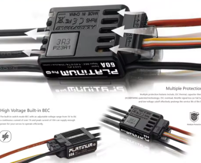 Hobbywing Platinum Pro V4 Brushless ESC 60A/80A Electronic Speed Controller for 3-6S Lipo BEC for RC Drone FPV AircrafHobbywing